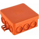 JBL085 Коробка огн. E110, о/п 85х85х38, 12 вых., IP55, 4P, цвет оранж 43155HF