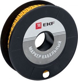plc-KM-4-4, Маркер-кабельный 4,0кв.мм "4" (к-500ед) (ЕС-2) EKF