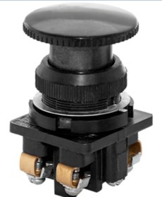ET506636, Кнопка КЕ-021 У3 исполнение 2, черный, 1з+1р, гриб без фиксации, IP40, 10А, 660В – купить оптом и в розницу