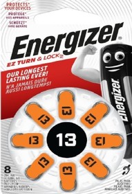 E301431602, Батарейка Energizer Hearing 13 Zinc Air (8шт.) E301431602 (кратно 8)