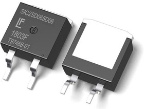 LSIC2SD065D06A, Schottky Diodes & Rectifiers 650V/6A SiC SBD TO263-2LAEC-Q101