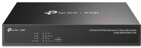 Фото 1/8 TP-Link VIGI NVR1004H-4P 4-канальный сетевой видеорегистратор с поддержкой PoE+