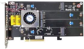 RAID-контроллер Areca ARC-1686-4NOD PCIe 4.0 x8 Full Height, 4 x M.2 Connector, Tri-mode interface at each M.2 bays - 12Gb/s SAS/SATA / Gen