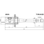 TYIR-AV20, ШРУС внутренний правый 26x40x24 (oem-исполнение)