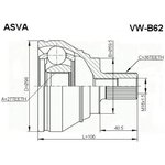 VW-B62, ШРУС наружный 27x59,5x36