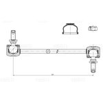 SP1116, Стойка стабилизатора для а/м Mitsubishi ASX (10-)/Outlander (06-) ...