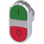3SU10513AB420AK0, Switch Actuators TWIN BUTTON, MOM, GREEN/RED
