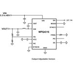 MPQ4316GRE-33-AEC1-P, Switching Voltage Regulators 45V, 6A ...