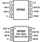 OP282GSZ-REEL7, Операционный усилитель с входным каскадом на полевых ...