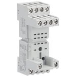 1SVR405651R3000 CR-M4SS, CR-M DIN Rail Relay Socket, for use with CR-M Interface ...