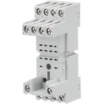 1SVR405651R3000 CR-M4SS, CR-M DIN Rail Relay Socket, for use with CR-M Interface ...
