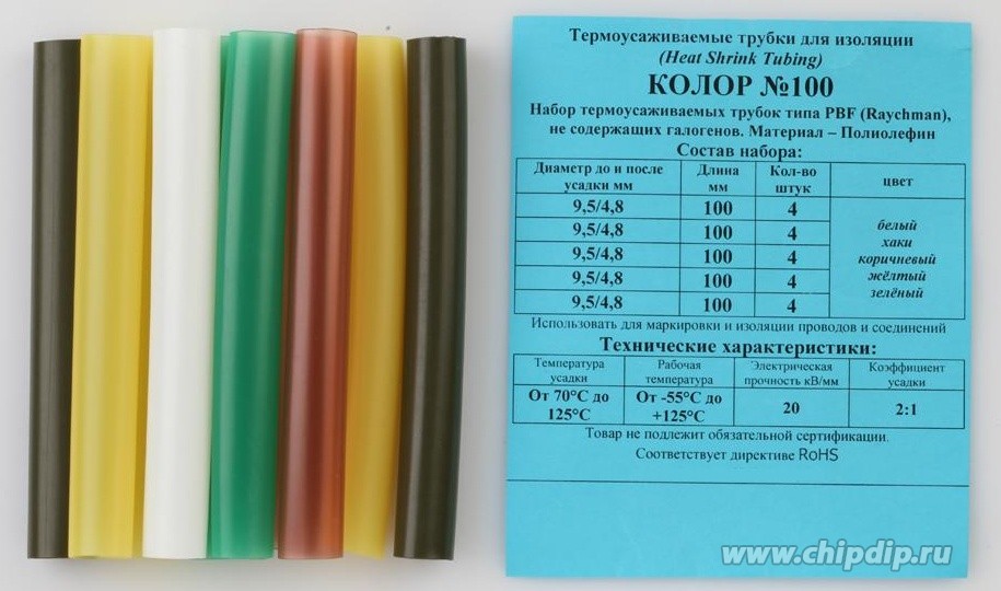 Купить Термоусадочную Трубку 5 Мм