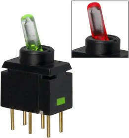 G13JPCF, Toggle Switches SPDT ON-OFF-ON R/G