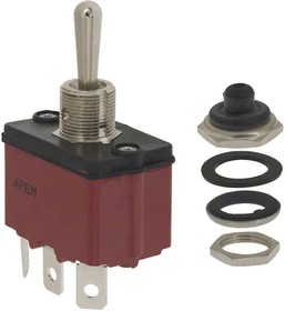 3636NF/2, Toggle Switches 12A 28VDC 1pole ON-ON, Solder Lug QC