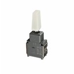A18KH-AB, Switch Toggle (ON) OFF (ON) SPDT Paddle PC Pins 0.1A 28VAC 28VDC 0.4VA ...