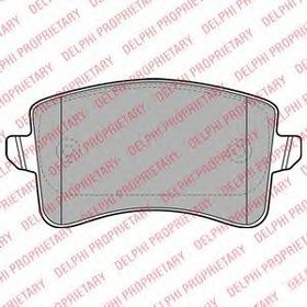 Фото 1/2 LP2106, Колодки зад.AUDI A4/A5/Q5 2007 =