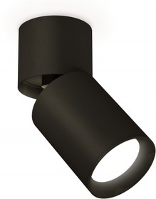 Фото 1/3 Ambrella Комплект накладного поворотного светильника XM6313030 SBK/BK черный песок/черный MR16 GU5.3 (A2221, C6313, N6102)