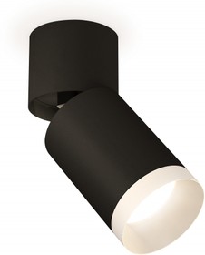 Фото 1/3 Ambrella Комплект накладного поворотного светильника XM6313040 SBK/BK/SWH черный песок/черный/белый песок MR16 GU5.3 (A2221, C6313, N6130)