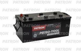 Фото 1/2 PB190-1100L, Аккумулятор PATRON POWER 12V 190AH 1100A ETN 1(L+) B3 513x223x223mm 42,8kg