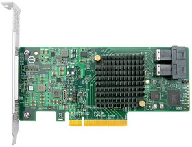 Фото 1/4 RAID-контроллер ACD ACD SAS3008-8R PCIe 3.0 x8 LP, SAS/SATA 12G, RAID 0,1,10,1E,JBOD, 8port (2*int SFF8643), 3008ROC, (аналог LSI 9311-8i) R