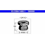 03.3304-1400.1, Штуцер тормозной магистрали