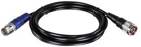 TEW-L402, RF Cable Assembly, N Male Straight - N Female Straight, 2m, Black