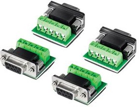 TI-S400, Serial Converter, Pack of 4 Pieces, RS232 - RS422 / RS485, Serial Ports 1