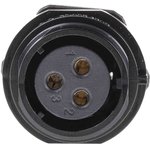Circular Connector, 3 Contacts, Panel Mount, Socket, Female, IP68
