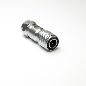 Circular Connector, 9 Contacts, Cable Mount, M12 Connector, Plug, Male, IP67