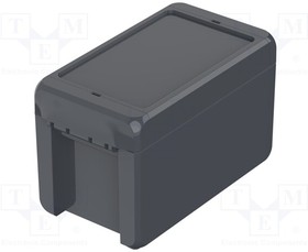 B 140809 ABS 7024, Enclosure: multipurpose; X: 80mm; Y: 151mm; Z: 90mm; BOCUBE; ABS