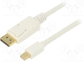 CG681-1.8, Cable; DisplayPort 1.2; DisplayPort plug,mini DisplayPort plug