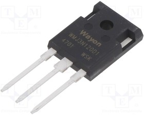 WMJ3N120D1, Transistor: N-MOSFET; WMOS™ D1; unipolar; 1.2kV; 3A; Idm: 12A