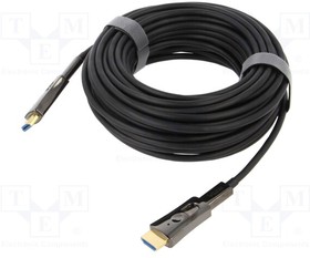 D3742D-15.0, Cable; HDCP 2.2,HDMI 2.0,optical; PVC; 15m; black