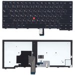 Клавиатура для ноутбука Lenovo ThinkPad T440 T440P T440S L460 черная с трекпойнтом