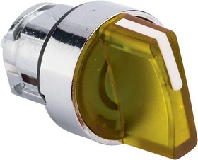 Механизм переключателя исполнительный ХB4 желт. на 2 положения с фиксацией с подсветкой с короткой ручкой PROxima EKF XB4BD2FL-Y