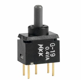 Фото 1/2 G19AP, Toggle Switches SPDT ON-OFF-(ON)