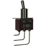 100SP1T2B4M7QE, Toggle Switch - SPDT - On-None-On - 120VAC/28VDC - 5A - Silver ...