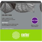 Картридж ленточный Cactus CS-DK11209 DK-11209 черный для Brother P-touch QL-500 ...