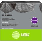 Картридж ленточный Cactus CS-DK22205 DK-22205 черный для Brother P-touch QL-500, QL-550, QL-700, QL-800