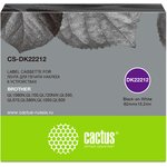 Картридж ленточный Cactus CS-DK22212 DK-22212 черный для Brother P-touch QL-500 ...