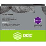 Картридж ленточный Cactus CS-DK22223 DK-22223 черный для Brother P-touch QL-500 ...