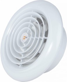 Вентилятор для ванн Mmotors мм 100 круглый, белый, (с обратным клапаном) 1030