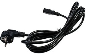 L-KLS17-EU01-3000B375, кабель питания EURO 3x0.75мм2 3.0м черный (аналог SCZ-1)