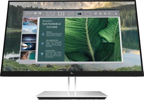 Фото 1/10 Монитор HP E24u G4 23,8 Monitor 1920x1080, 16:9, IPS, 250 cd/m2, 1000:1, 5ms, HDMI, USB-C, USB, DisplayPort, 50/60 Hz, height, tilt, swivel,