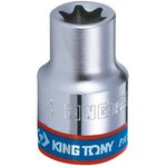 337514M, KING TONY Головка торцевая TORX Е-стандарт 3/8", E14, L = 28 мм