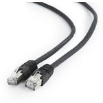 Cablexpert Патч-корд FTP PP6-1M кат.6, 1м, литой, многожильный (черный)