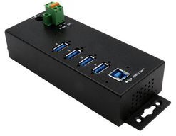 EX-1505HMVS, Industrial USB Hub, 4x USB-A Socket, 3.0, 5Gbps