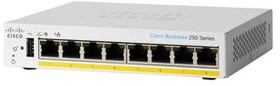 CBS250-8PP-D-EU, PoE Switch, Layer 3 Managed, 1Gbps, 45W, RJ45 Ports 8, PoE Ports 8