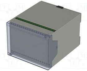 CN 100 AK, Enclosure: for DIN rail mounting; Y: 109mm; X: 100mm; Z: 75mm; ABS