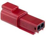 93444-3109, Conn Housing RCP 4 POS Crimp ST Cable Mount Red Bag